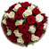 букет из красных и белых роз. Казань